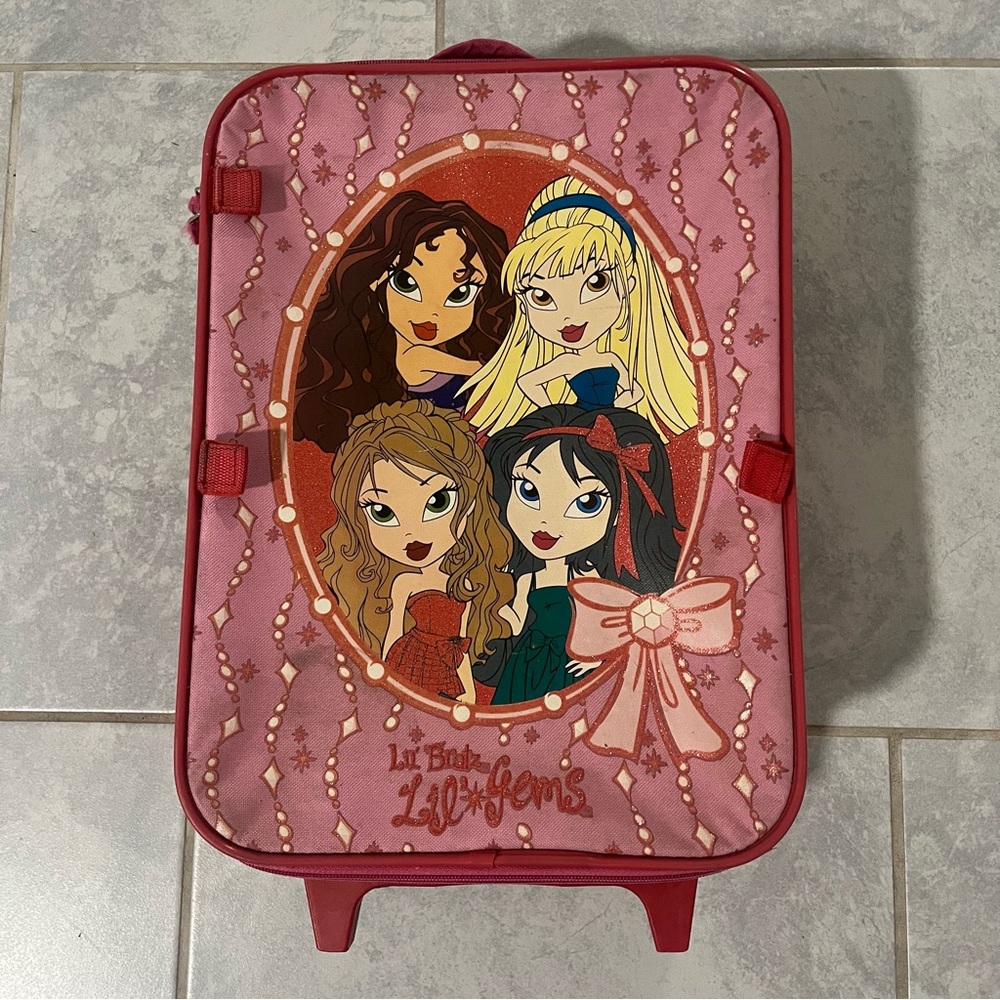 2004 MGA Entertainment Lil' Bratz "Lil' Gems" Rolling kids Luggage (Some Flaws)